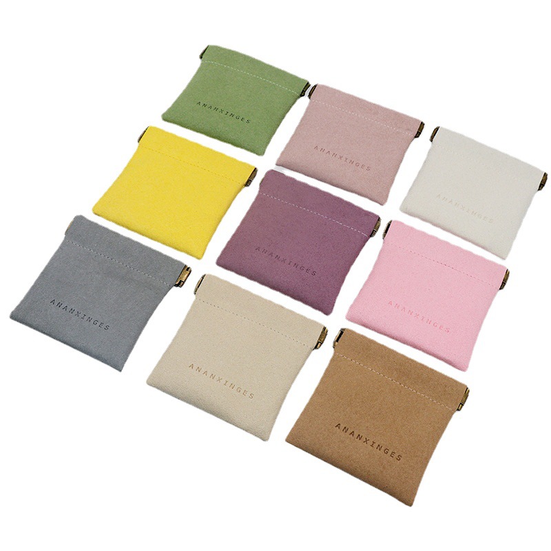 wholesale custom logo colorful jewelry pouch